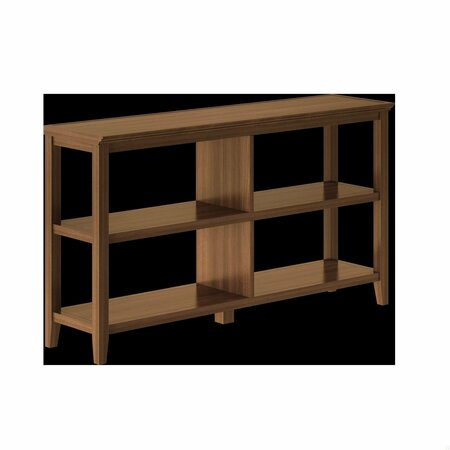 HOMEROOTS 30 in. Bookcase with 2 Shelves in Walnut 379940